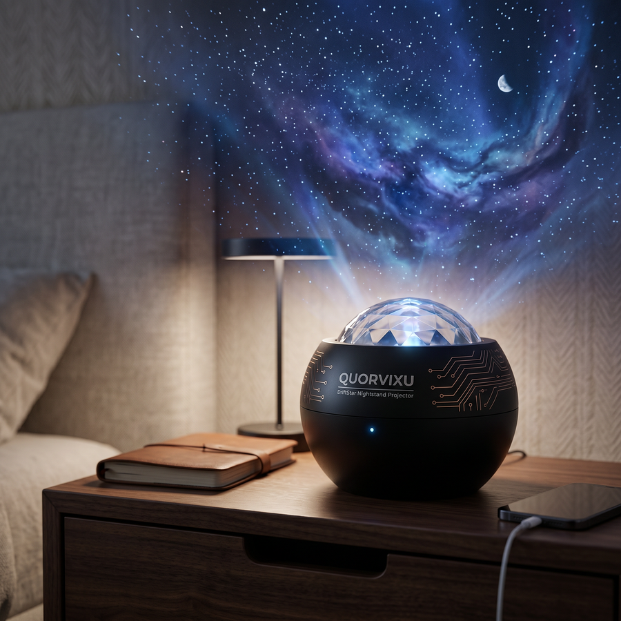 QUORVIXU DriftStar Nightstand Projector